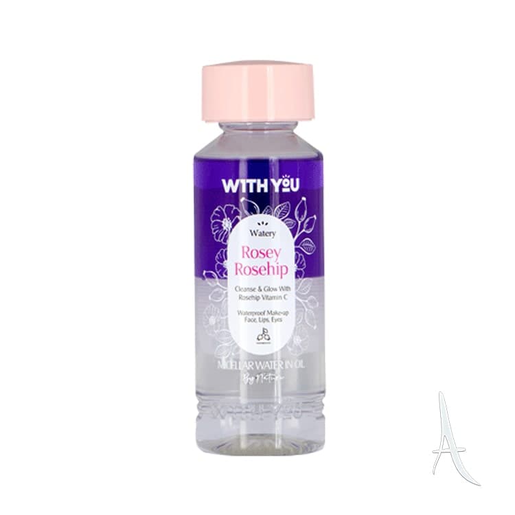 محلول پاک کننده آرایش دو فاز رزی رزهیپ ویت یو