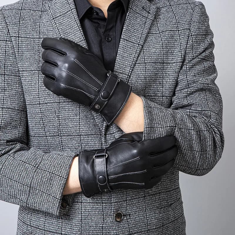 دستکش چرم مردانه و پسرانه کد 3392