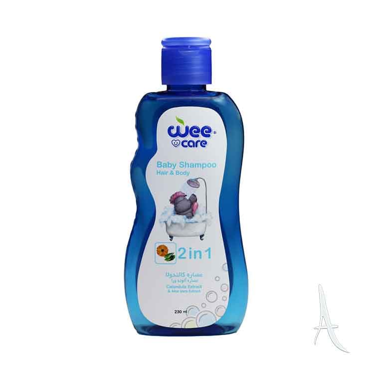 شامپو سر و بدن کودک وی کر حاوی عصاره کالندولا و آلوئه ورا