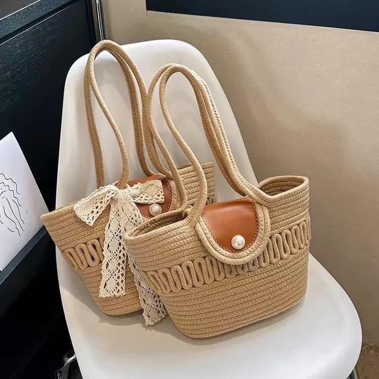 کیف دوشی کنفی زنانه کد 2565