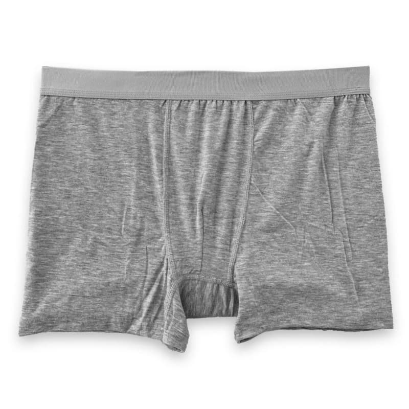 شورت نخی پادار مردانه برند Koza ساده طوسی کد 11089