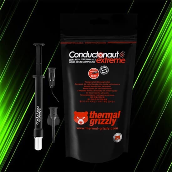 فلز مایع حرارتی 1 گرمی گریزلی Conductonaut Extreme Liquid Metal