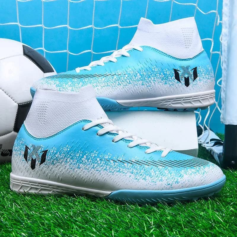 کفش فوتبال چرم ساقدار مردانه و زنانه کد 3229