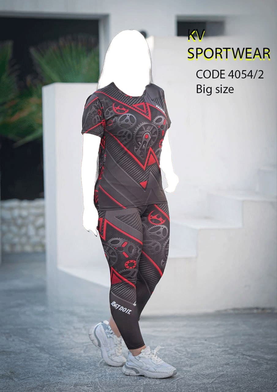 ست تیشرت لگ سایز بزرگ ورزشی زنانه NIKE کد 0049