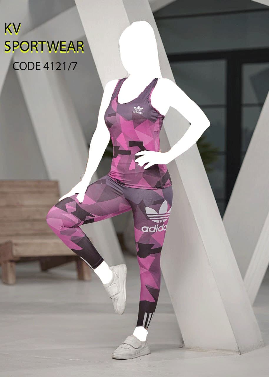 ست تاپ و لگ ورزشی زنانه adidas کد 0011
