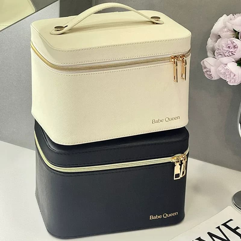 کیف لوازم آرایش چرم زنانه کد 2517