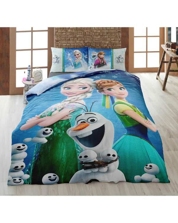 سرویس لحاف روتختی تک نفره 4 تکه دو رو میکرو تنسل گیاهی TURKAZ مدل 1096