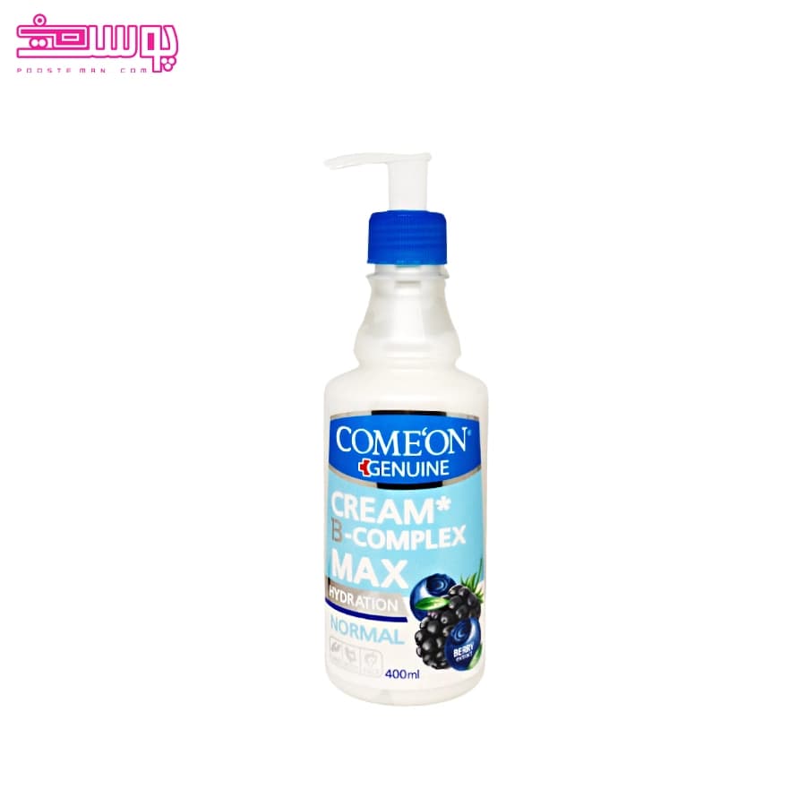 مرطوب کننده پمپی پوست نرمال کامان حجم 400ml