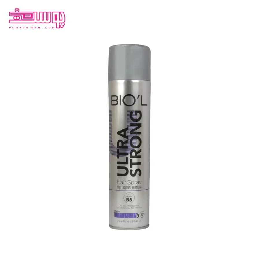 اسپری حالت دهنده مو بیول مدل Ultra Strong حجم 250ml