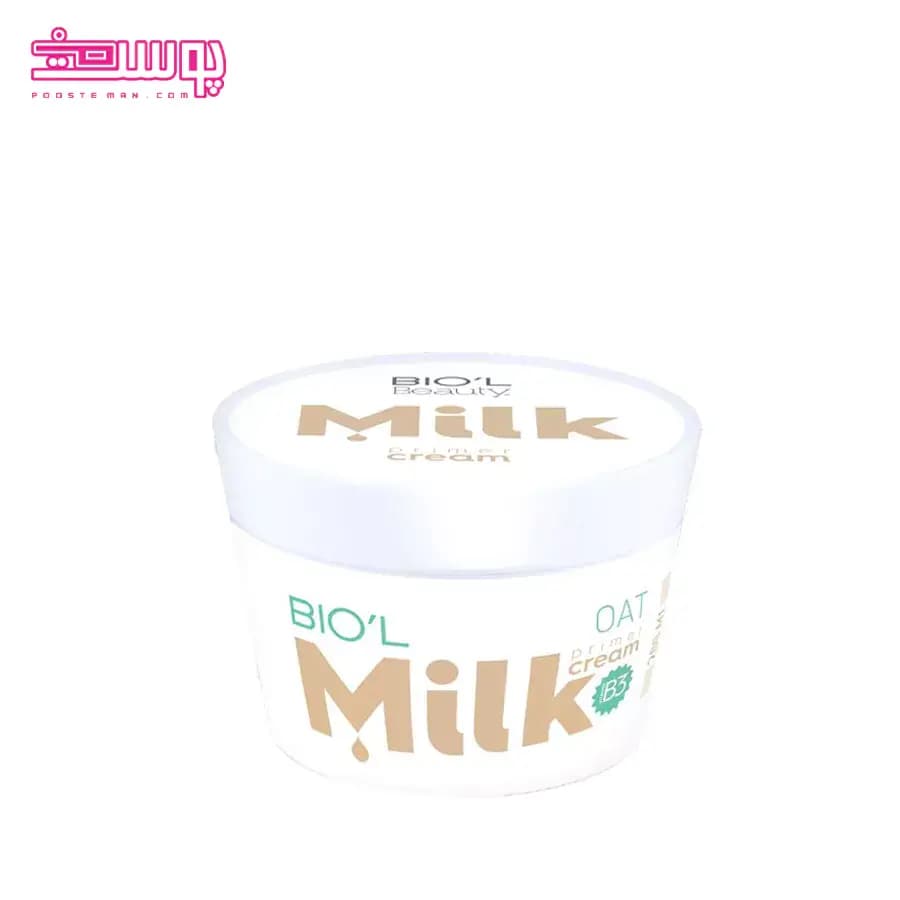 کرم مرطوب کننده بیول مدل شیر و جو حجم 200ml