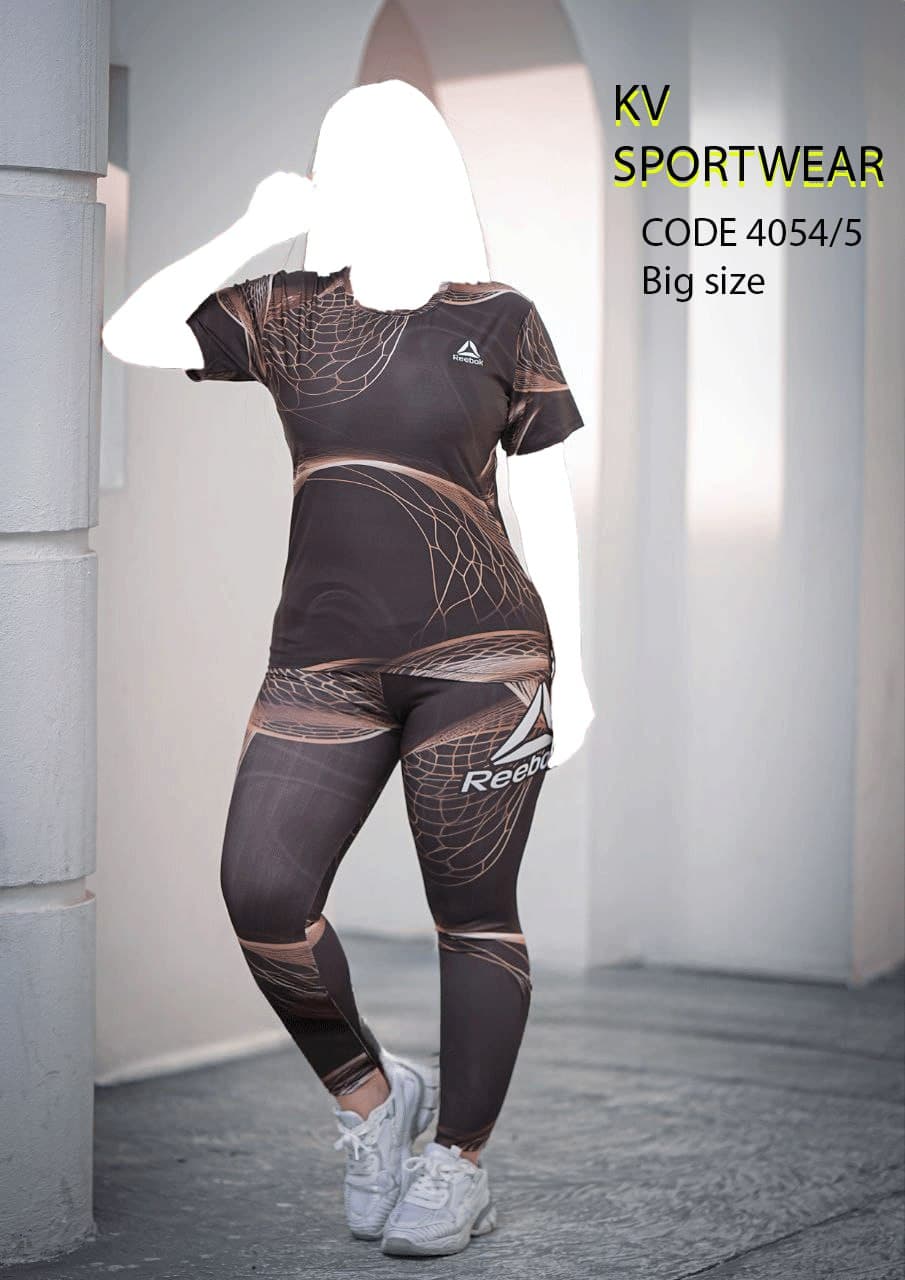 ست تیشرت لگ سایز بزرگ ورزشی زنانه Reebok کد 003