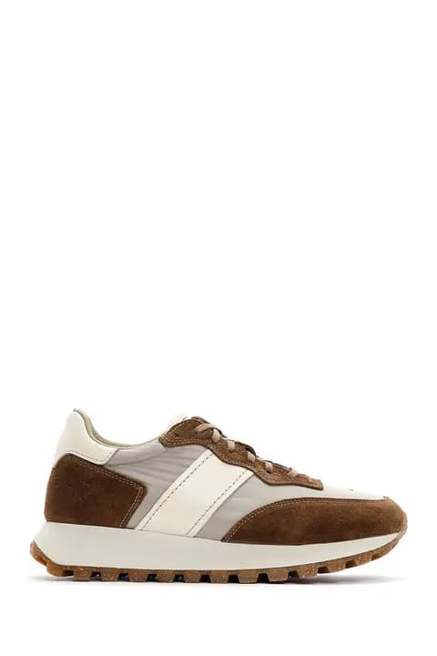 کتونی اسپرت با جزئیات چرمی جیر مینک مردانه دری مد