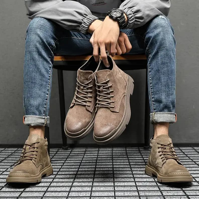 نیم بوت مردانه مدل WY1091