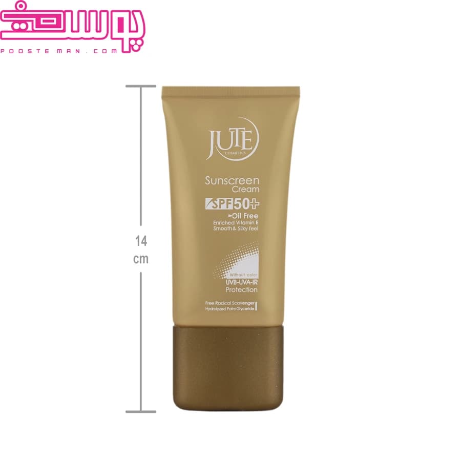 کرم ضدآفتاب پوست چرب بی رنگ ژوت ۴۰ میلی لیتر