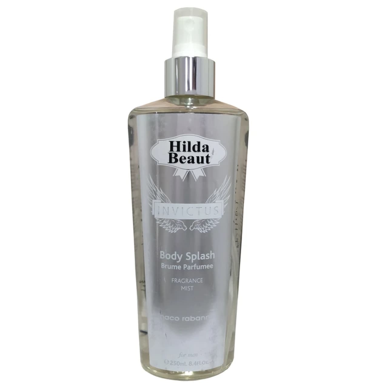 بادی اسپلش مردانه هیلدا بیوت مدل پاکو رابان اینویکتوس حجم 250 میلی لیتر
