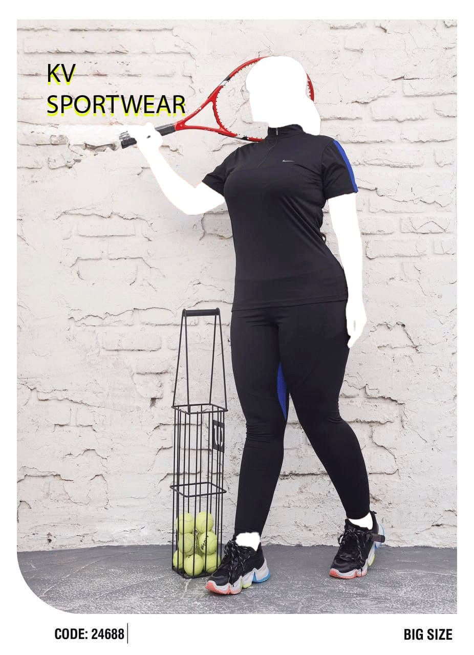 ست تیشرت لگ سایز بزرگ ورزشی زنانه NIKE کد 0051