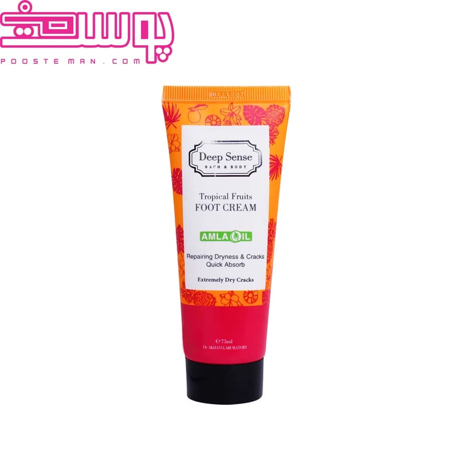 کرم رفع ترک پا دیپ سنس مدل tropical حاوی اوره