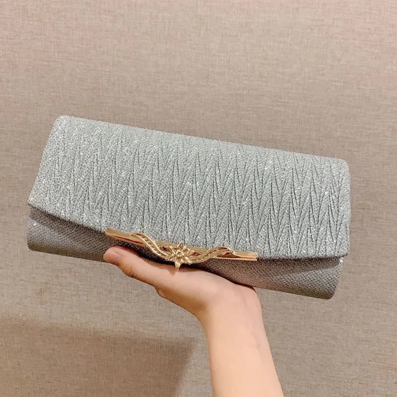 کیف کلاچ مجلسی دستی و دوشی زنانه و دخترانه کد ۳۴۴۸