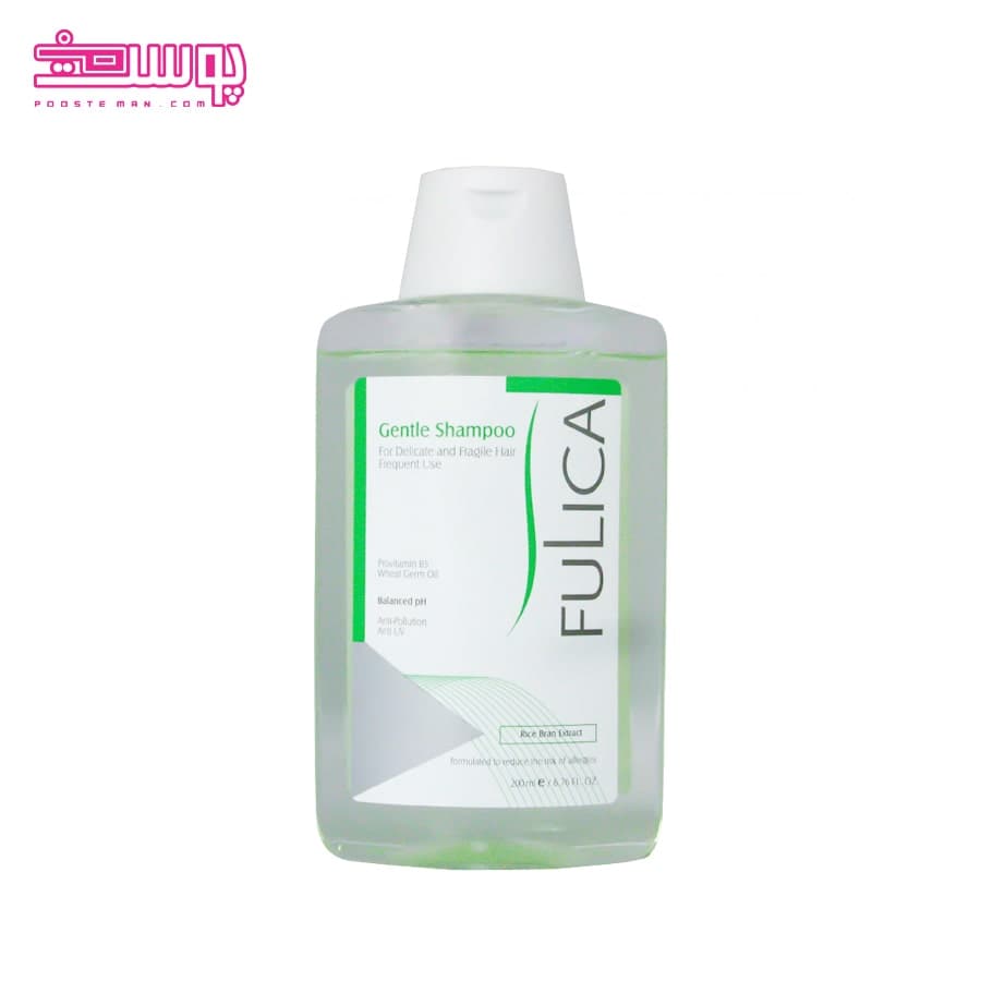 شامپو ملایم فولیکا جهت مصرف روزانه مخصوص موهای حساس و شکننده حجم 200 میلی لیتر