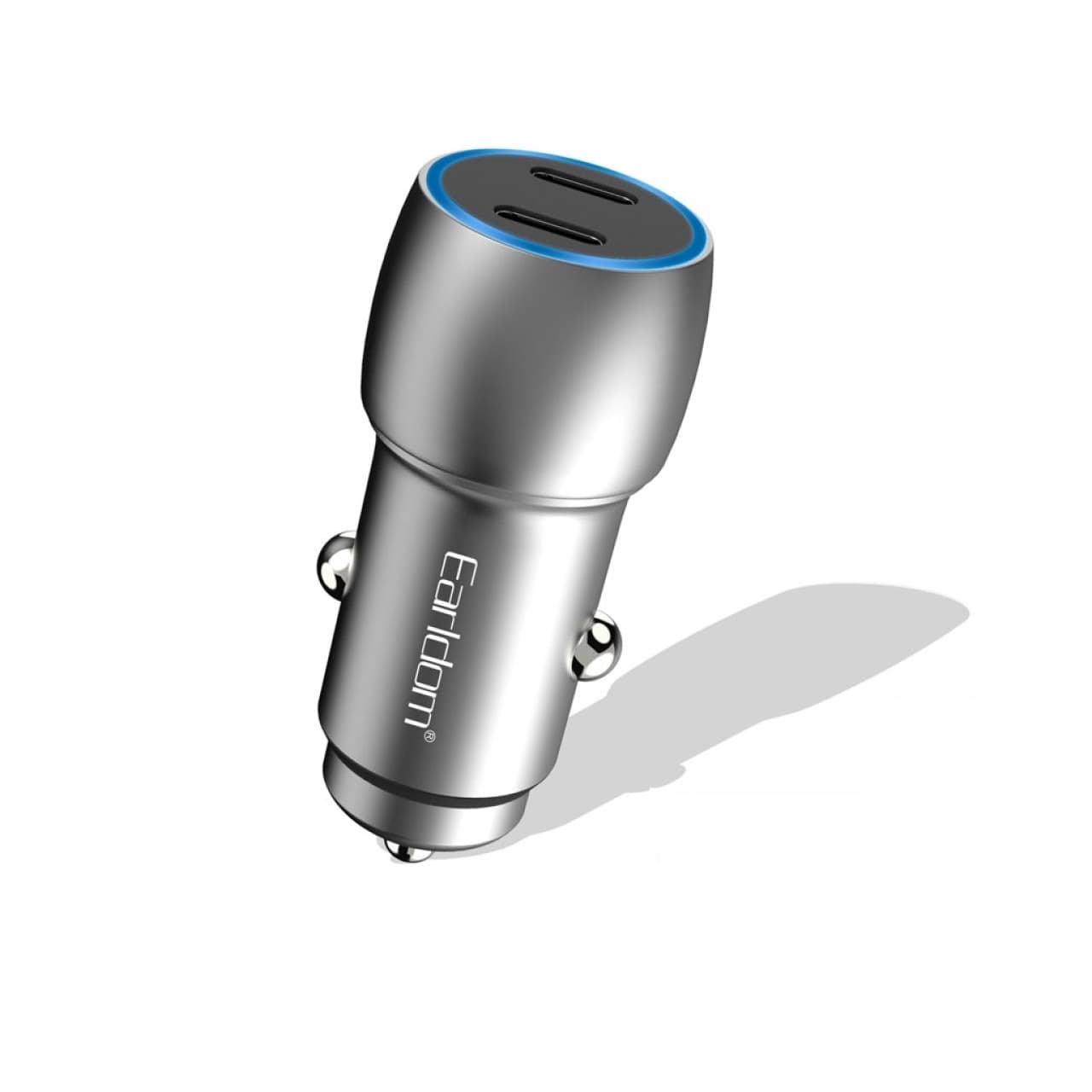 شارژر فندکی دو پورت تایپ سی 40 وات ارلدام CC15