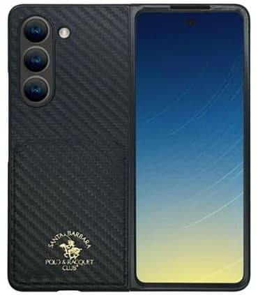 قاب چرمی طرح کربن پولو کنت زد فولد 5 Case Polo KENT Z FOLD 5