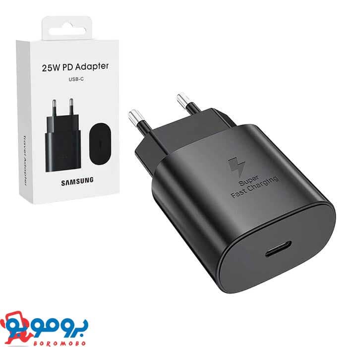 پک 10عددی شارژر دیواری 25 وات به همراه کابل سامسونگ مدل 25W EP-TA800| گارانتی 6 ماهه ی تعویض