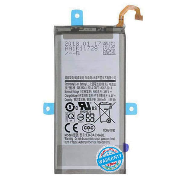 باتری اصلی گوشی سامسونگ A8 2018 مدل EB-BA530ABE