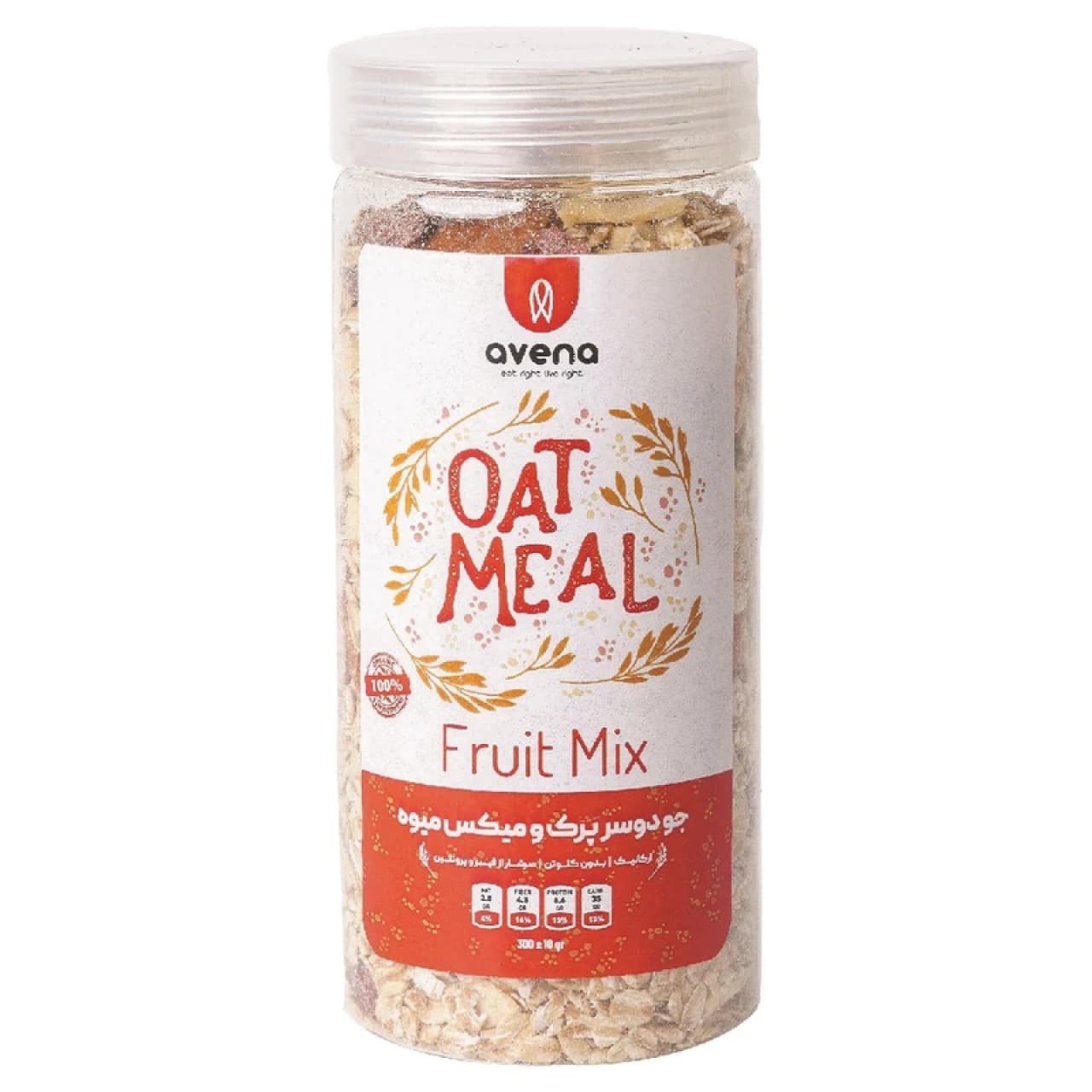 اوتمیل جودوسر پرک فوری میکس میوه اونا حجم 300 گرم