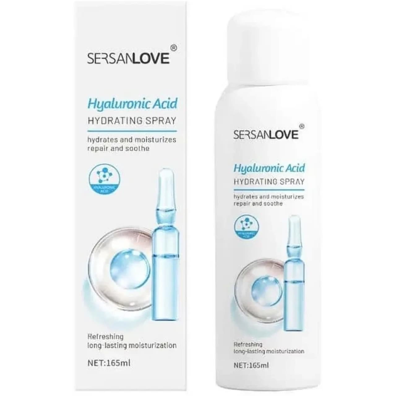 اسپری آبرسان پوست سرسان لاو مدل هیالورونیک اسید SERSAN LOVE حجم 165 میل