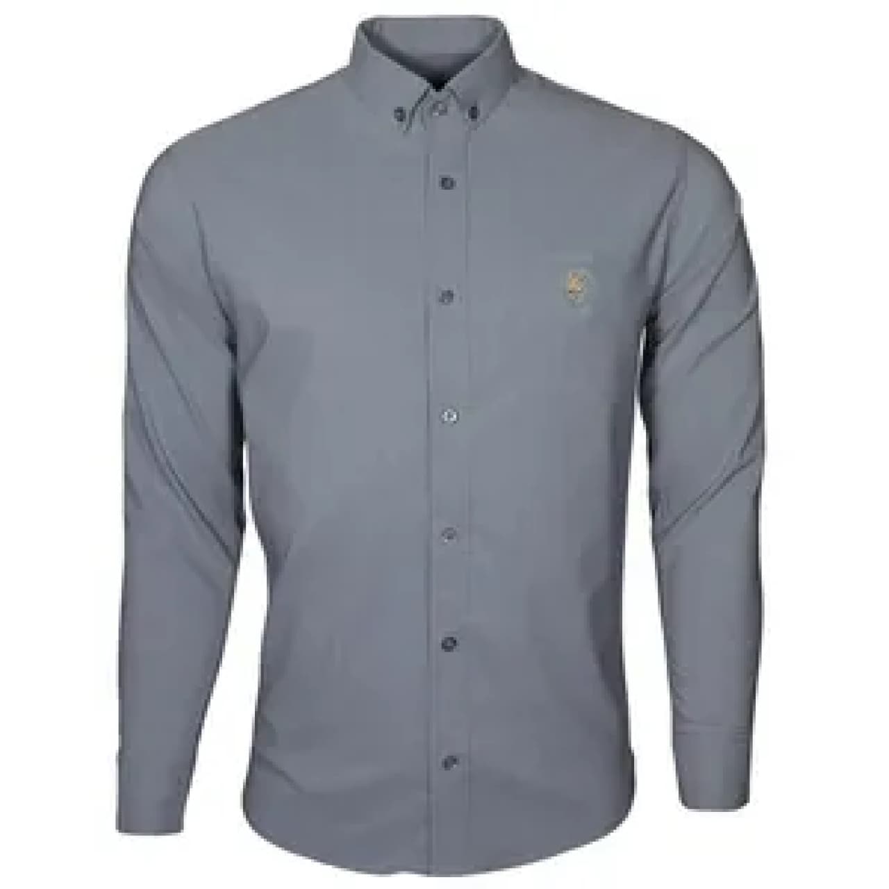 پیراهن مردانه رنگ طوسی جلو دکمه کد05