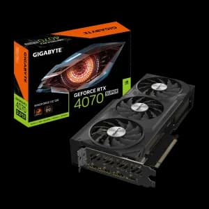 کارت گرافیک گیگابایت مدل GeForce RTX 4070 SUPER WINDFORCE 12GB OC