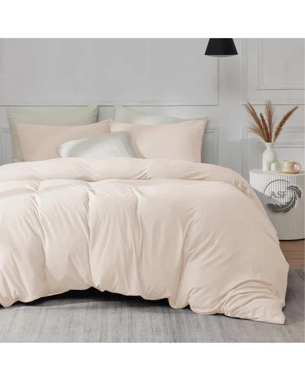 سرویس لحاف روتختی دو نفره 8 تکه عرض 180 نقره ای ای اس اف ASF مدل MICRO LADY