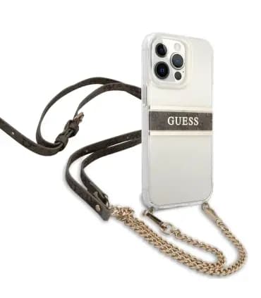 قاب اورجینال گس بنداویز دار CG Mobile PC/TPU Case GUESS Iphone 13pro