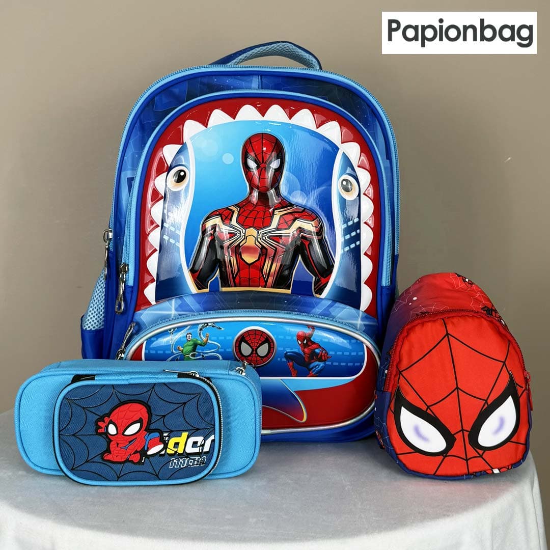 ست کیف مدرسه، جامدادی و بادی بگ اسپایدرمن