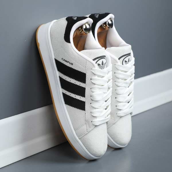 کتونی مردانه آدیداس کامپوس طوسی مشکی KH