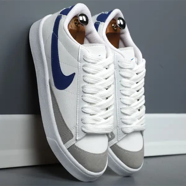 کتونی مردانه نایک بلیزر سفید آبی کاربنیIR