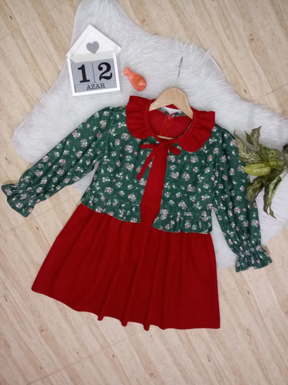 کت سارافون یلدایی.کت سارافون دخترانه. کت سارافون کبریتی