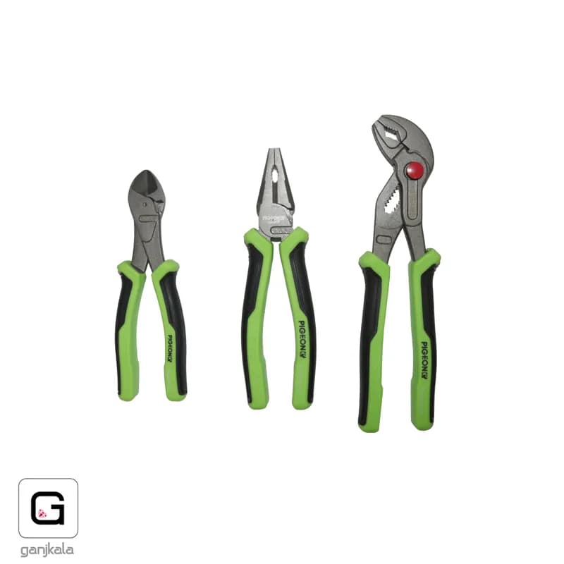 ست سه عددی انبرکلاغی، سیم چین، انبردست پیژن