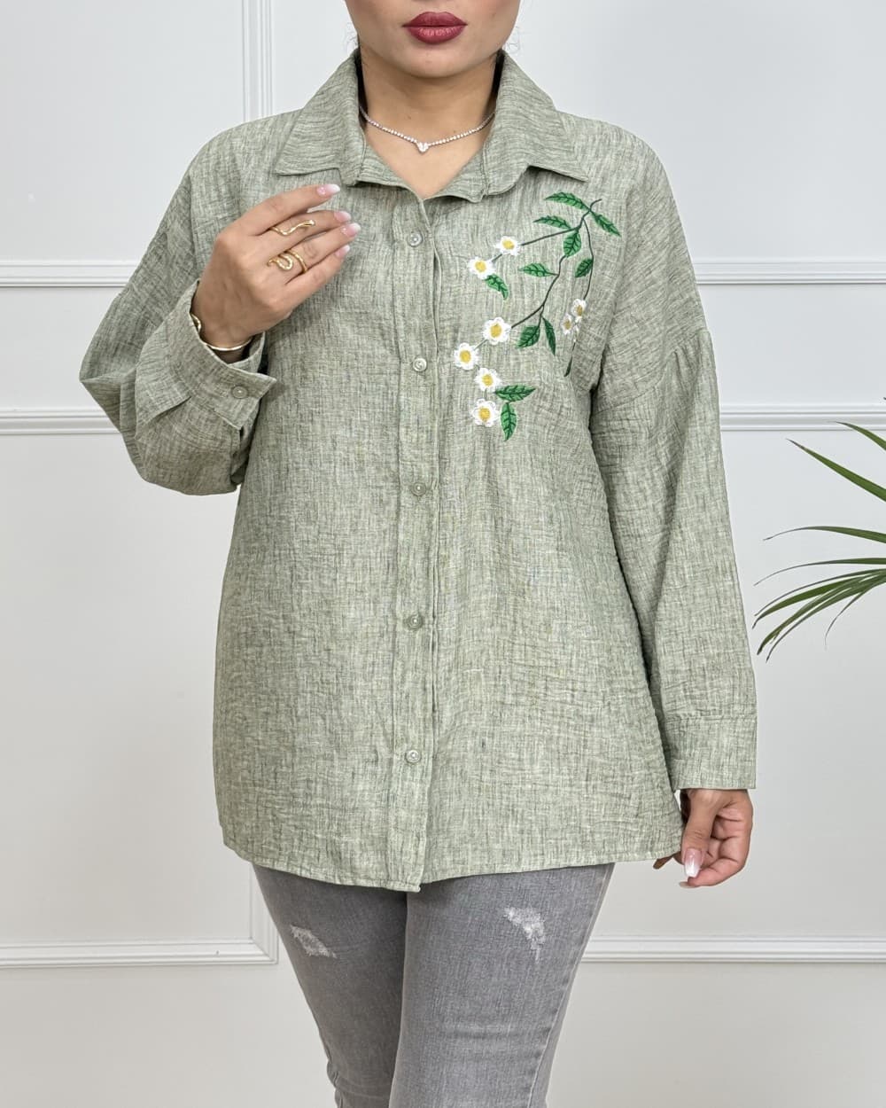 تونیک مانتویی شایلین _ کد محصول 1273