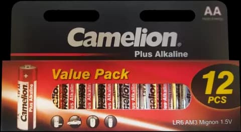 باتری قلمی Camelion مدل Plus Alkaline LR6-HP12