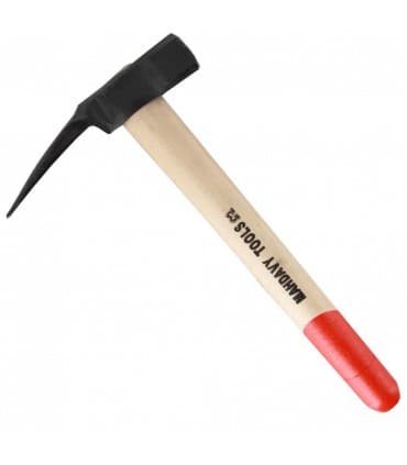 تیشه بنایی فولادی مهدوی به همراه دسته چوبی