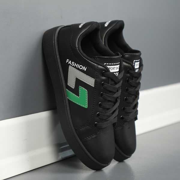 کتونی دخترانه فشیون 7 مشکی سبز برنا