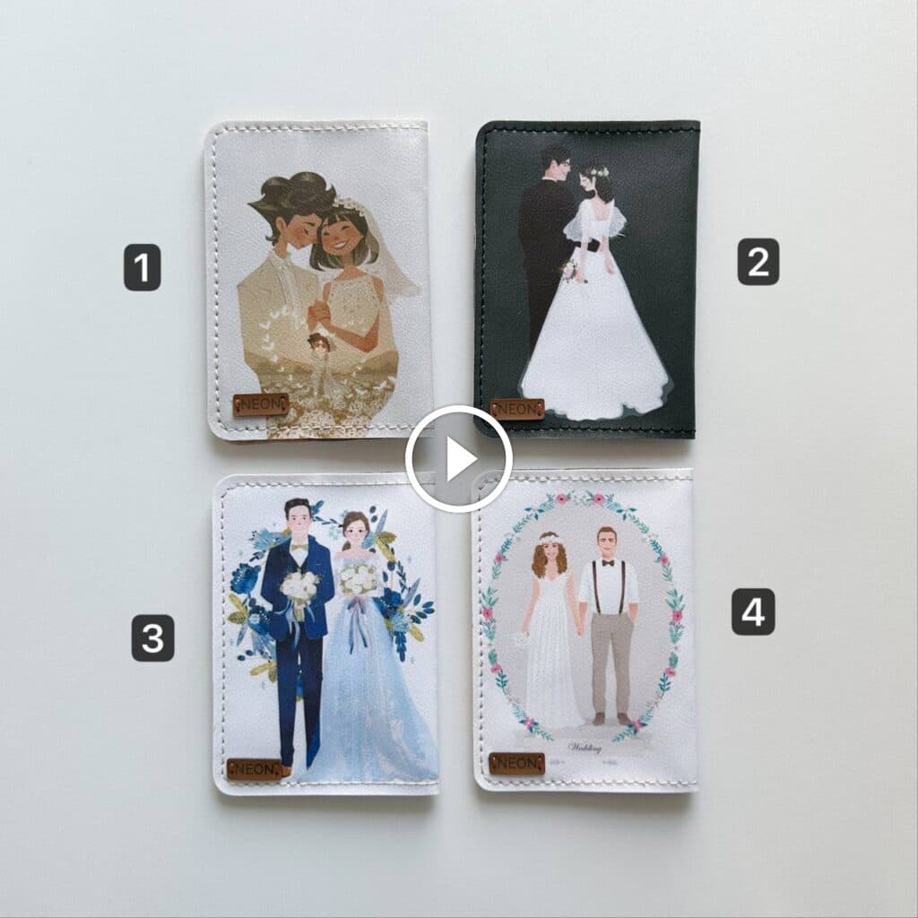 جلد شناسنامه عروس و داماد (مجموعه اول )