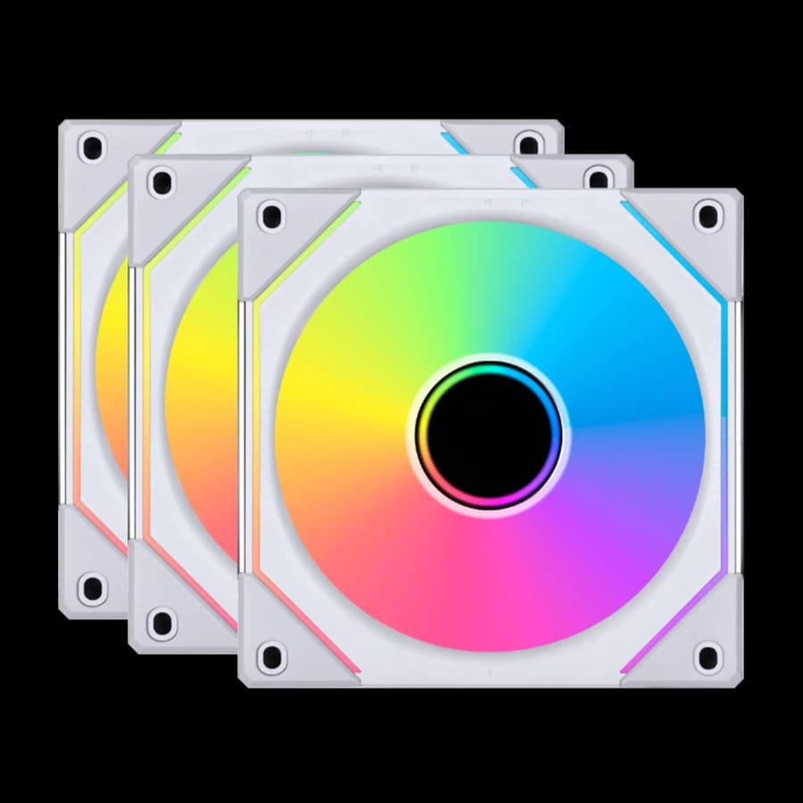 فن کیس لیان لی UNI Fan SL120 INFINITY White بسته 3 عددی