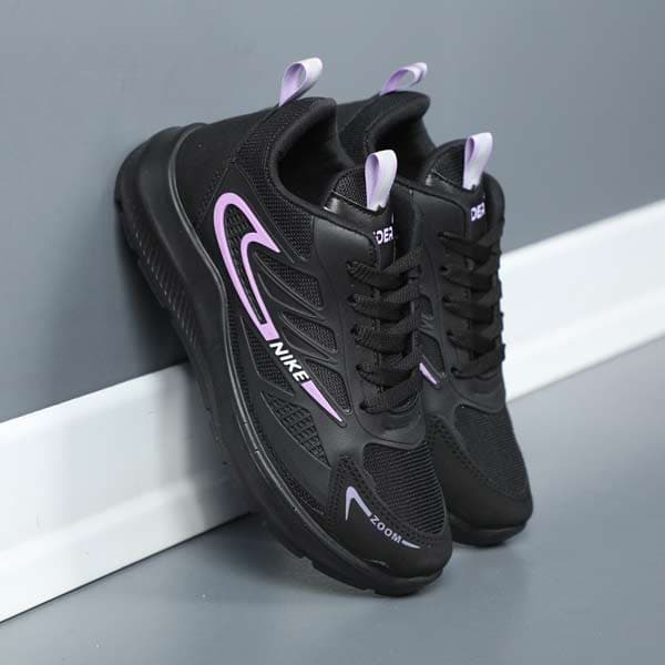 کتونی اسپرت نایک Lider مشکی یاسی کد AM