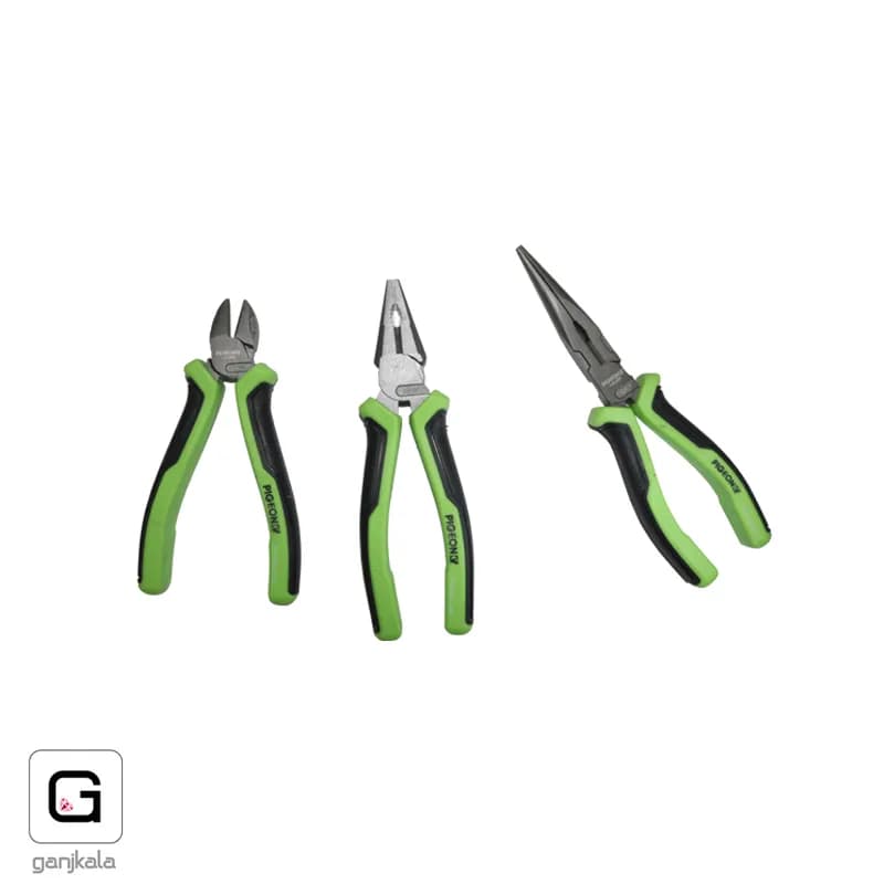 ست سه عددی دم باریک، سیم چین، انبردست پیژن