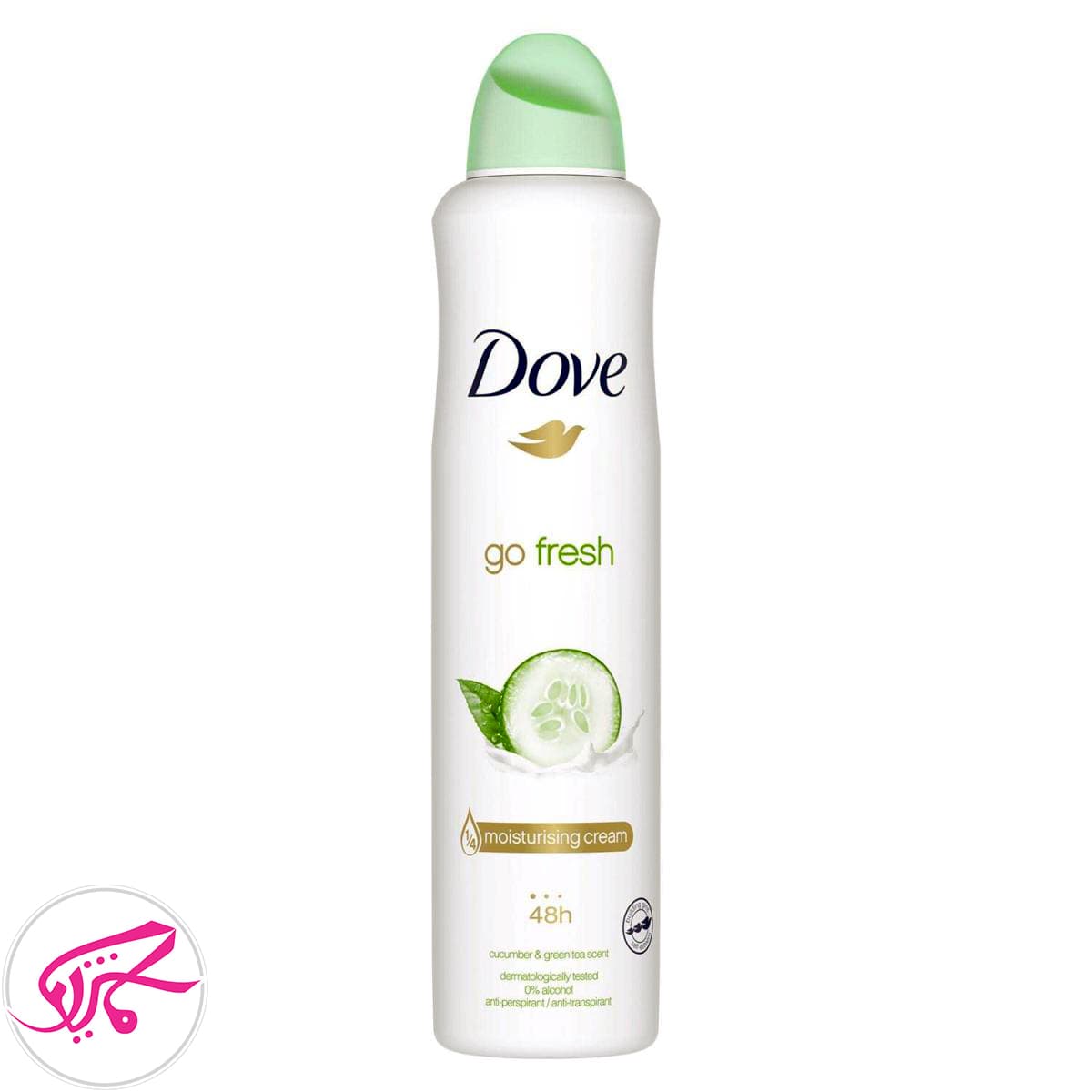 اسپری ضد تعریق داو مدل خیار 250 میل Dove Go fresh
