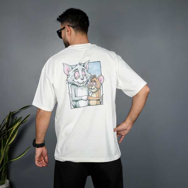 تیشرت لش مچینست طرح تام و جری TOLID