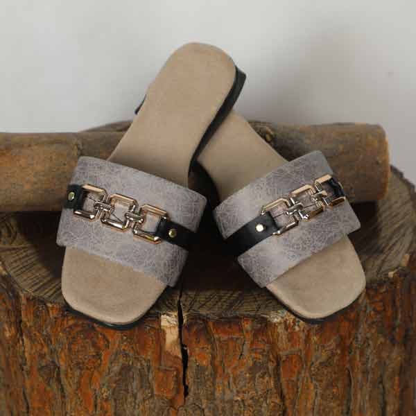 صندل زنانه کرم مدل آینور کد 02