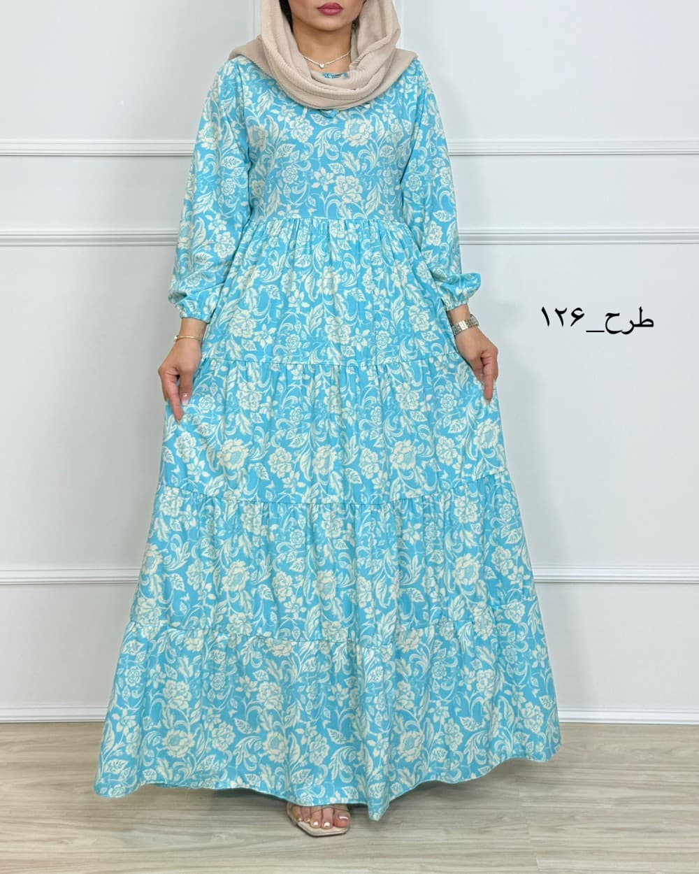 پیراهن دلارام با قد بلند- کد 095